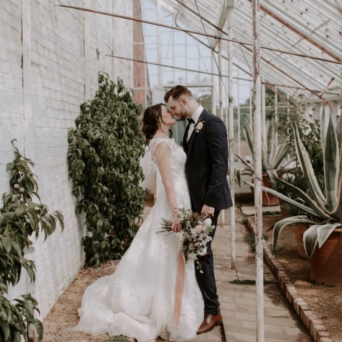 Romantic Calke Abbey Barn Wedding
