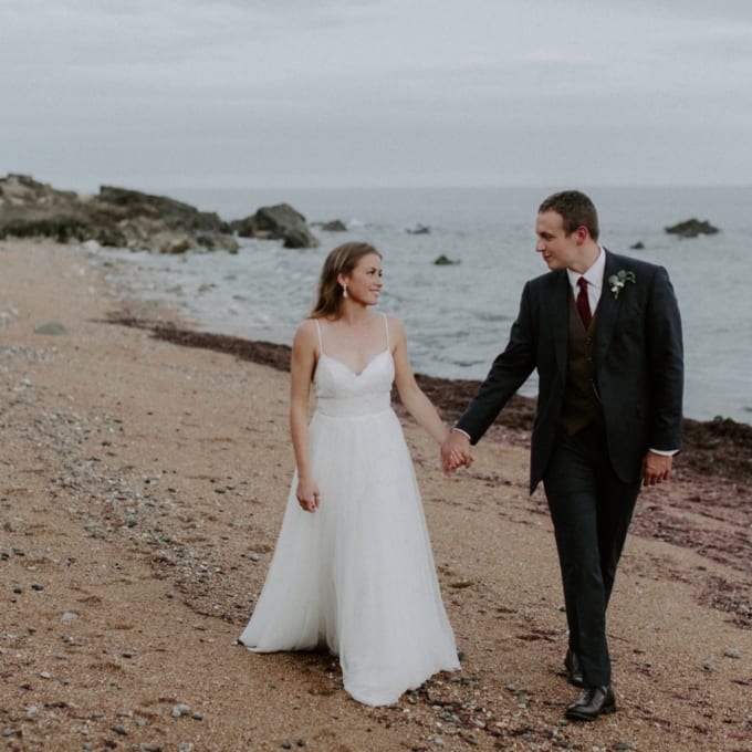 Botanical Coastal Isle of Wight Wedding