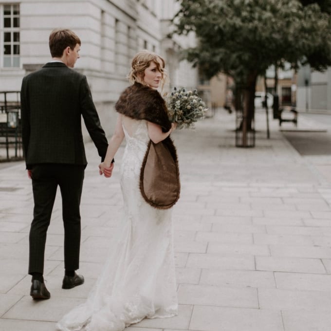 Stylish Chic London Wedding at Hackney Town Hall