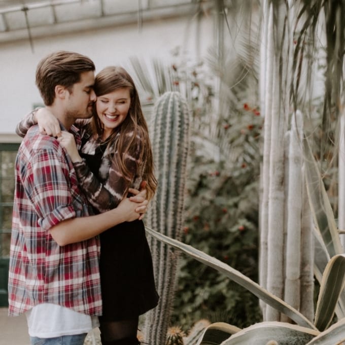 Sheffield Botanical Gardens Engagement Shoot